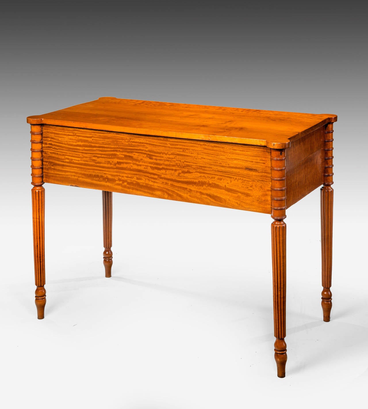 Late 19th Century Satin Birch Side Table 1