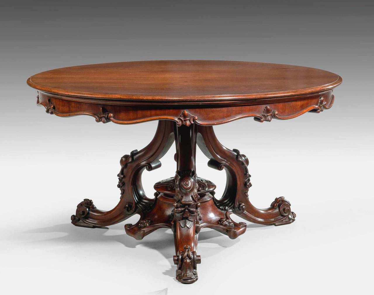 British Victorian Period Mahogany Centre Table