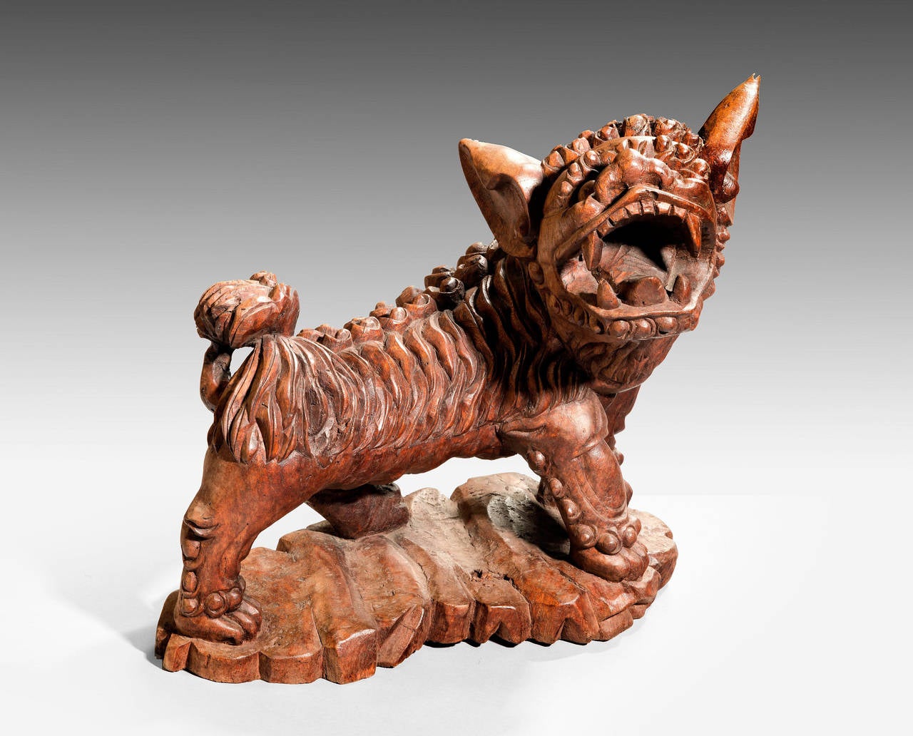 Late 19th Century Carved Wooden Dog 2