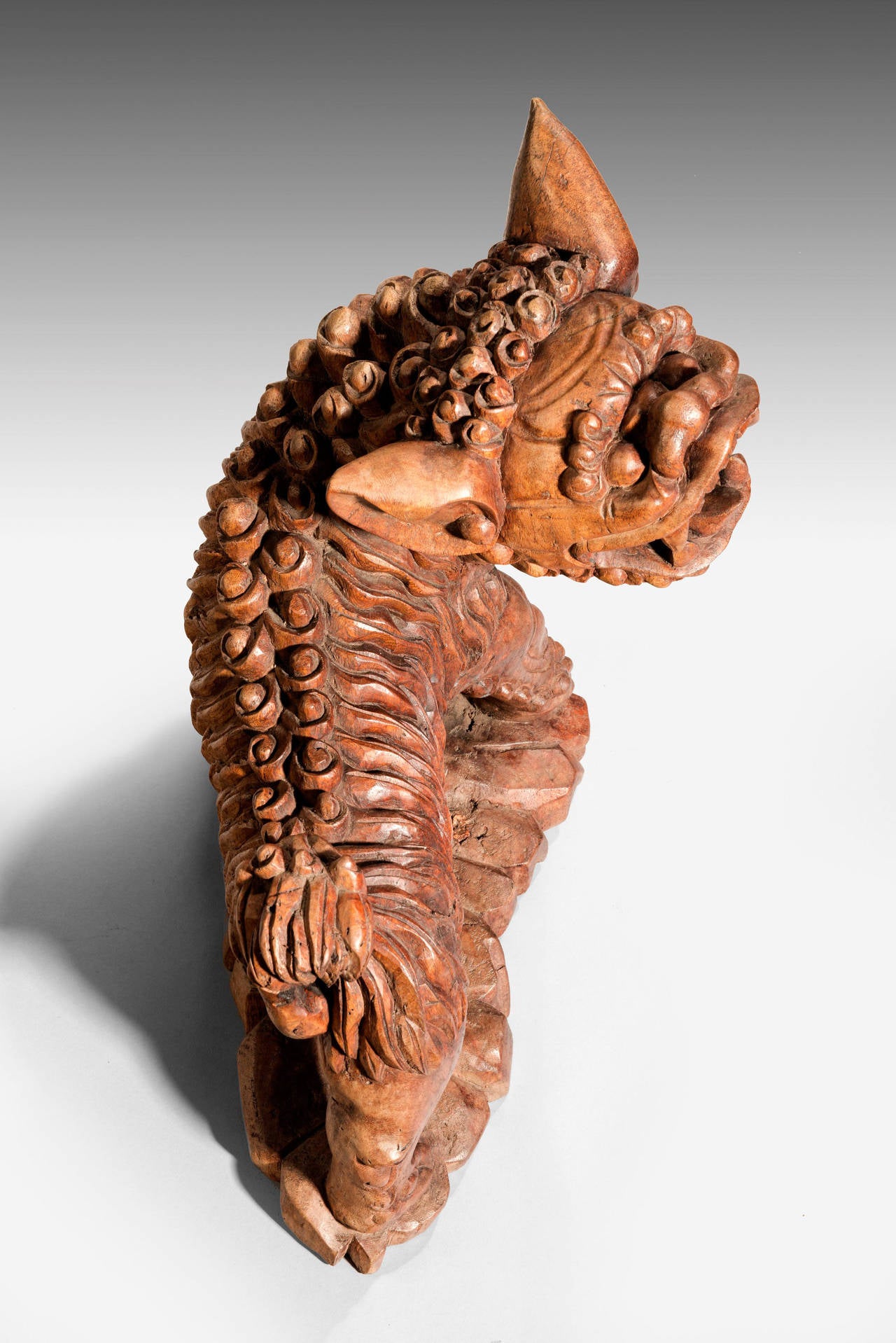 Late 19th Century Carved Wooden Dog 4