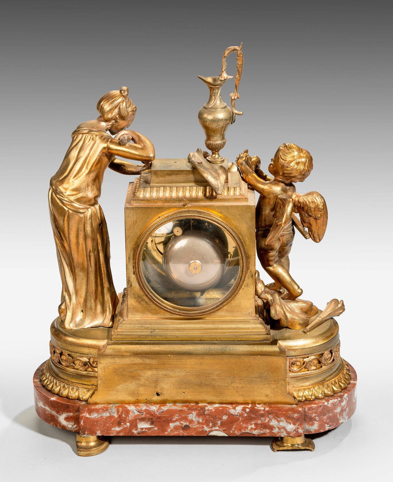 Late 18th Century Louis XVI Period Gilt Bronze Mantel Clock