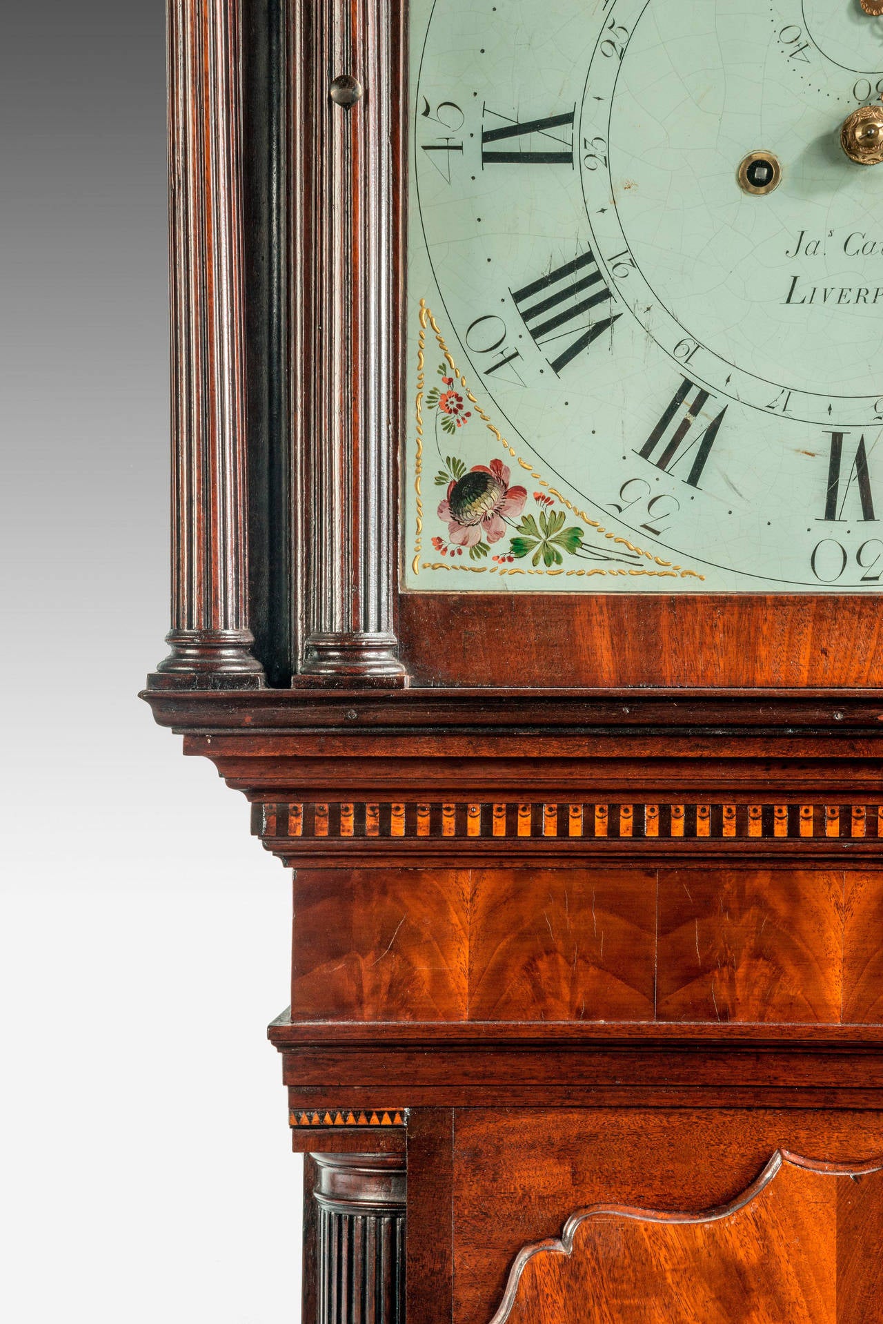 18th Century Longcase Clock by James Cawfon of Liverpool 1