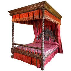 19th Century Anglo-Indian Four-Poster Bed