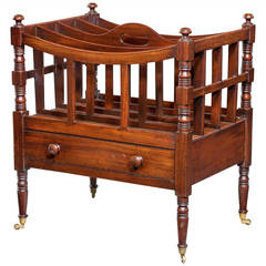 Regency Period Mahogany Canterbury 8