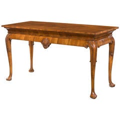 George I Design Walnut Centre Table 12