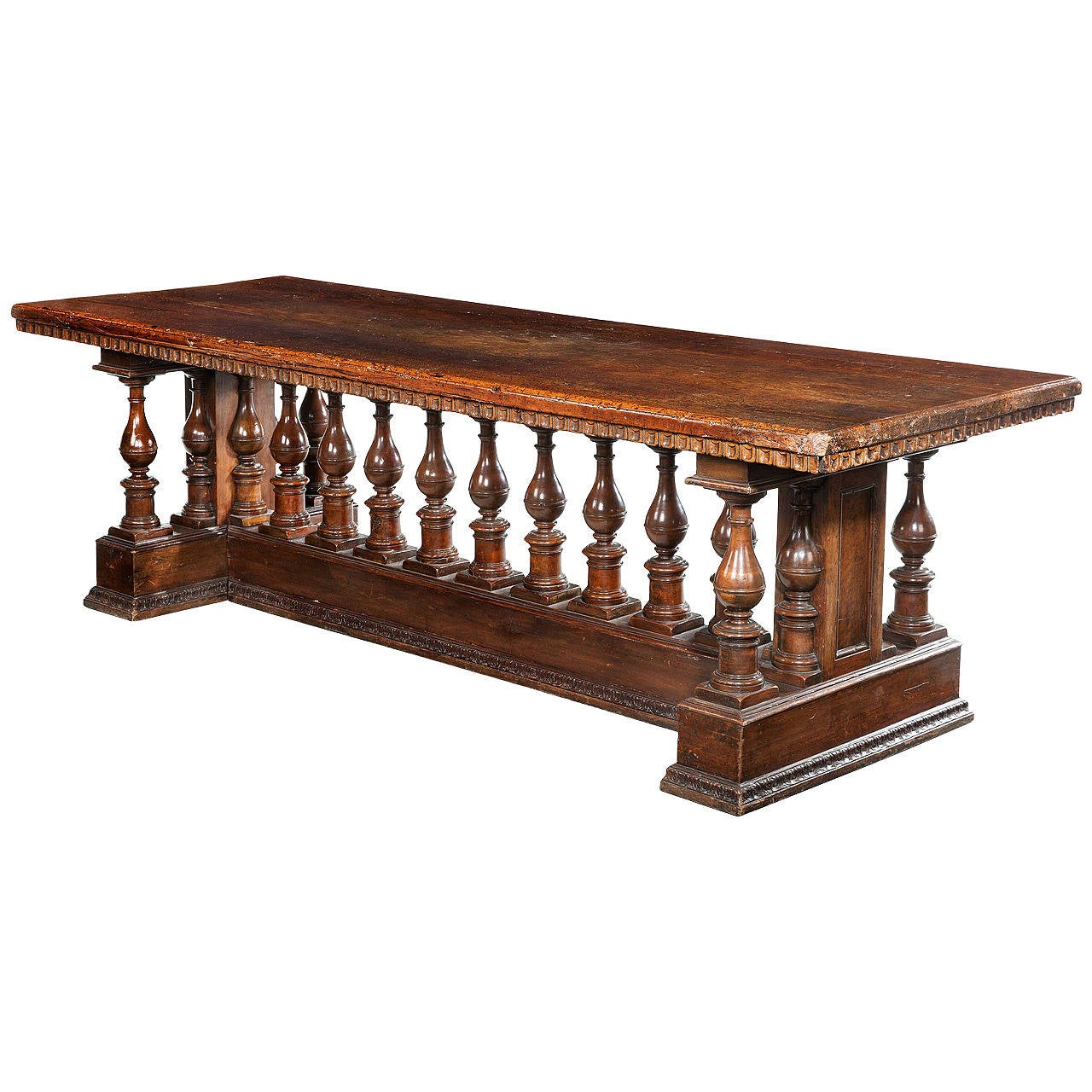 Mid19th Century Walnut Table For Sale at 1stdibs