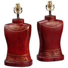 Pair of 20th Century Torso-Shaped Lamps