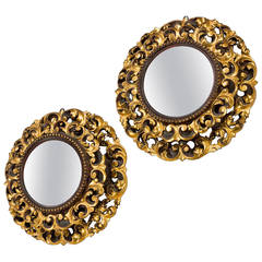 Pair of Italian Rococo Mirrors