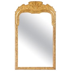Queen Anne Period GIltwood Mirror