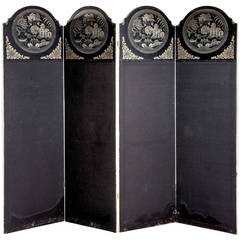 Art Deco Period Four Fold Screen 7