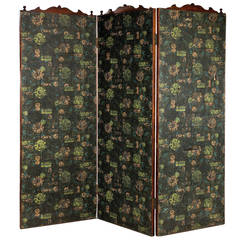 19th Century Three Fold Screen 10