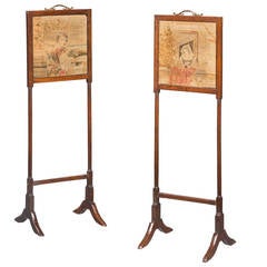Pair of George III Period Small Screens