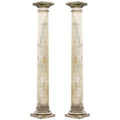 Pair Of Late 20th Century Stone Columns 3