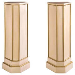 A Most Unusual Pair Of Triform Pedestals 1