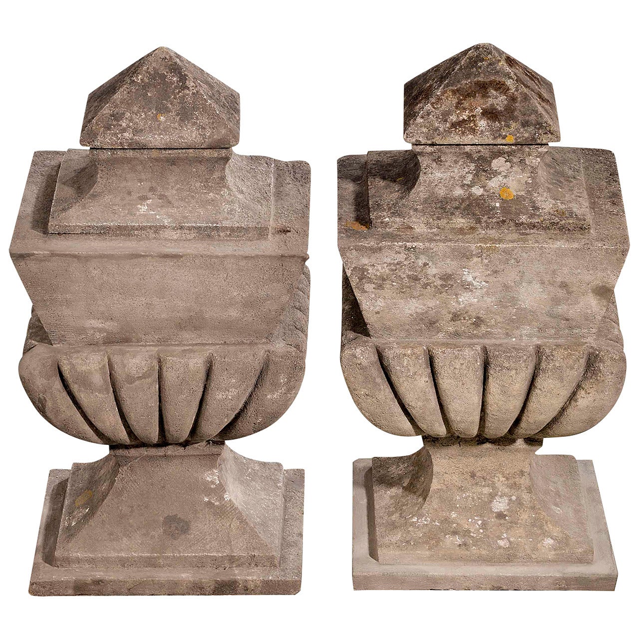 Pair of Stone Capitals