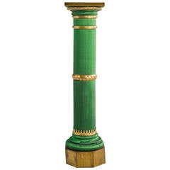 Unusual Gilt Bronze Circular Column 9