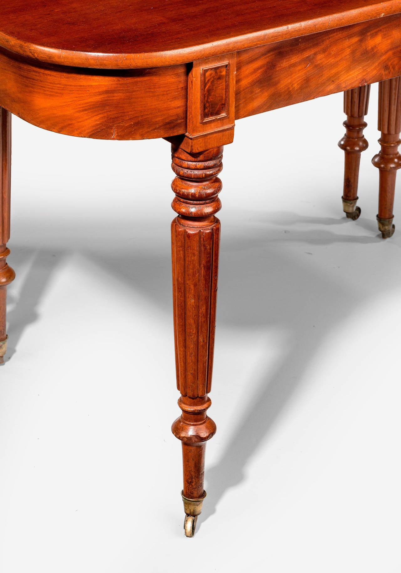 Regency Period Three-Part D-End Dining Table 2