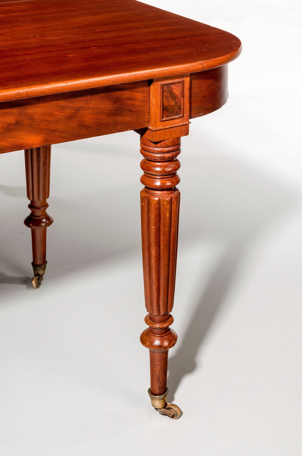 Regency Period Three-Part D-End Dining Table 5