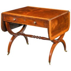 George III Period Mahogany Sofa Table
