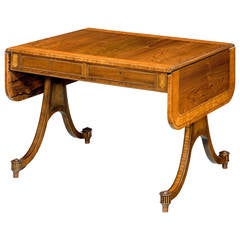 Regency Design Rosewood Sofa Table 8