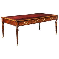 Early 19th Century Six-Drawer Writing Table by Gillows