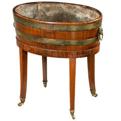 Late 19th Century Mahogany Champagne Cooler
