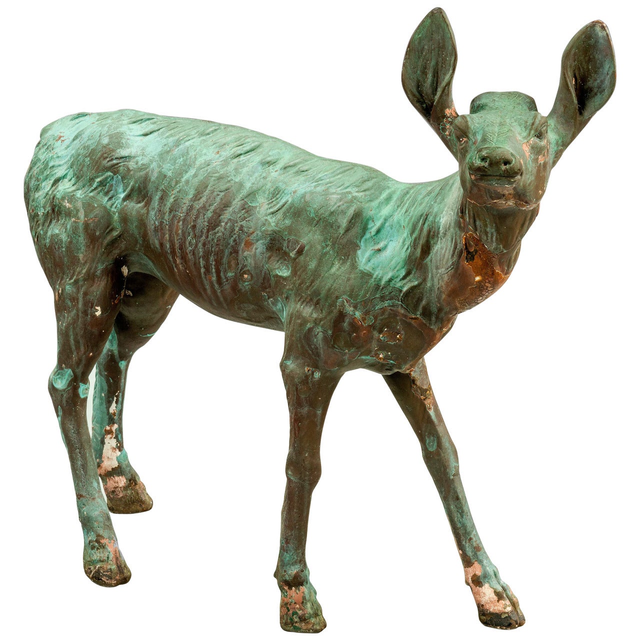Late 19th Century Bronze Figure of a Fawn