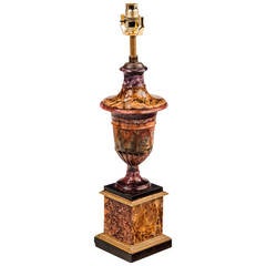 Mid-19th Century Blue John Neoclassical Urn