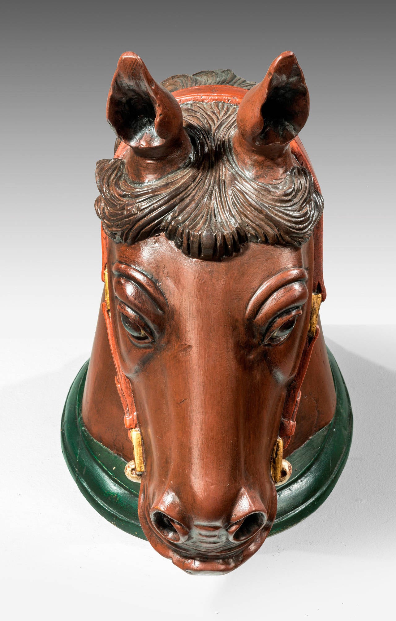 Wood Early 20th Century Horse Head Mount