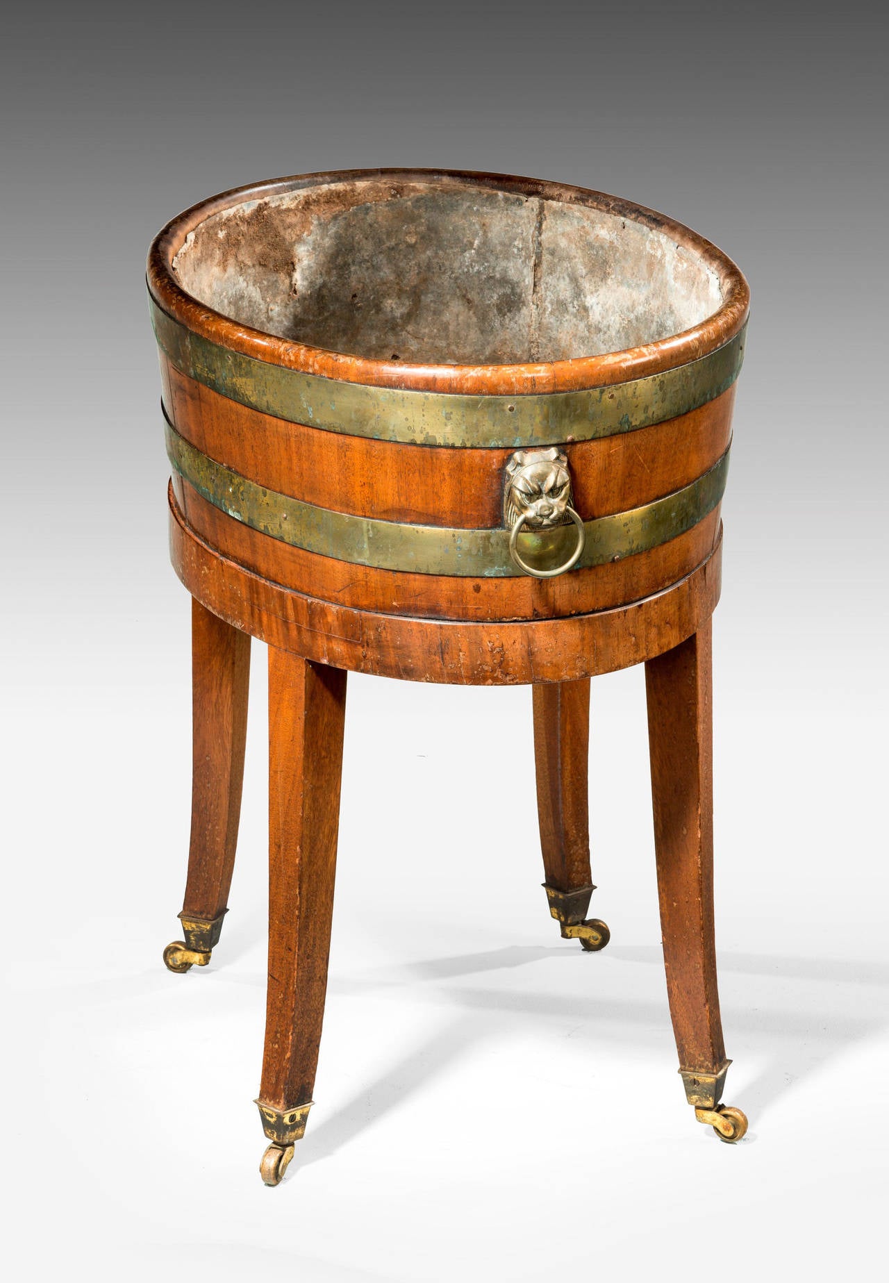 Late 19th Century Mahogany Champagne Cooler 1