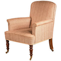 Regency Period Mahogany Framed Library Chair