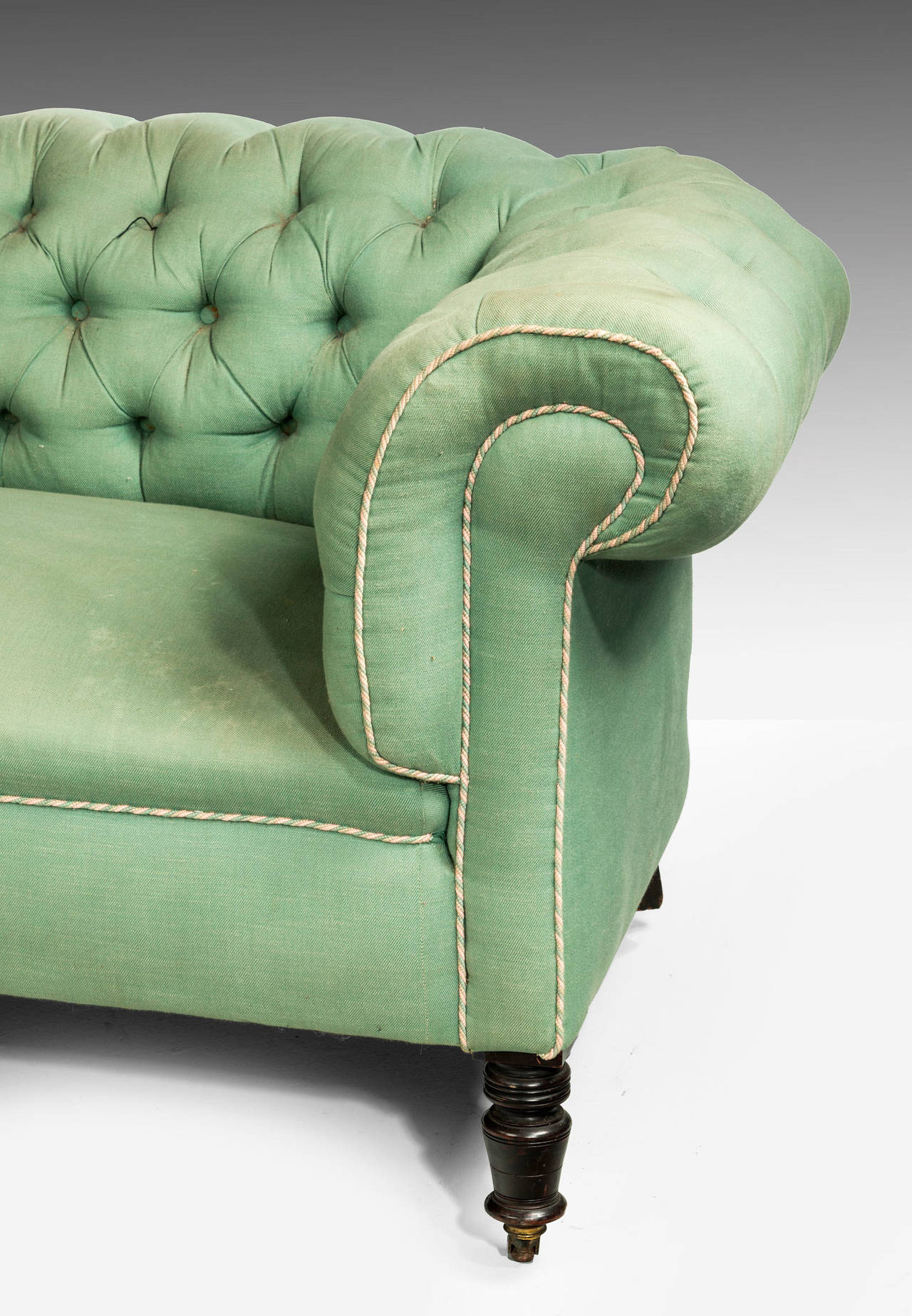 Edwardian Period Chesterfield Sofa For Sale at 1stdibs