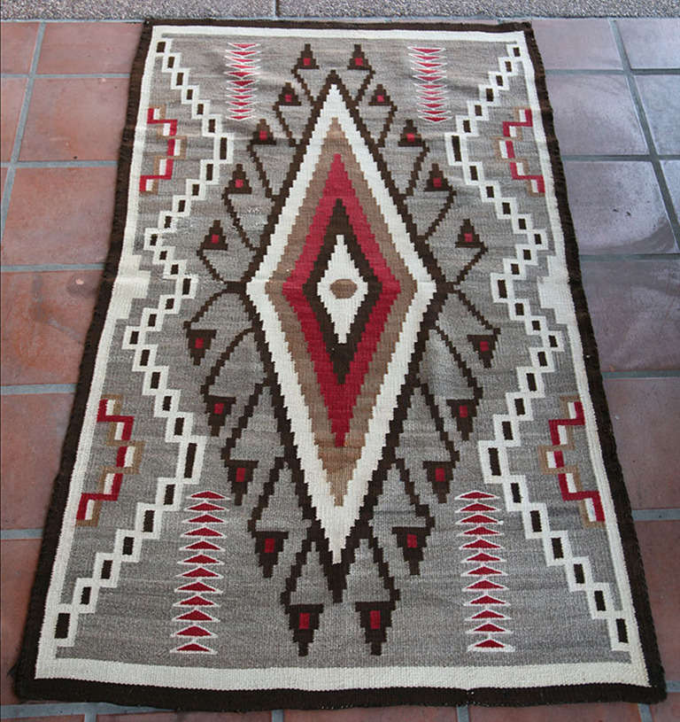 American Navajo Crystal Rug