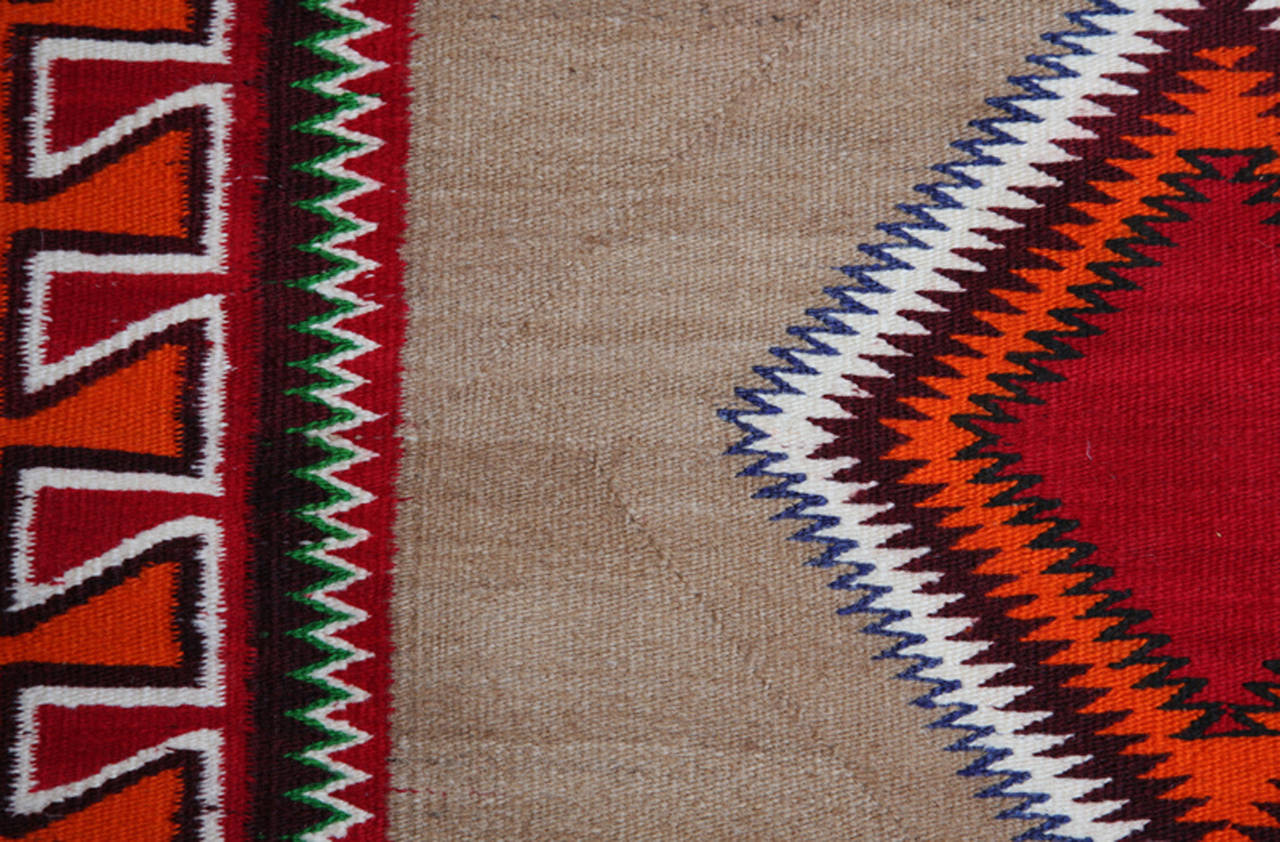Navajo Teec Nos Pos Double Saddle Blanket For Sale at 1stDibs