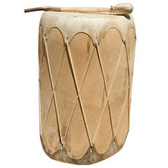 Vintage Taos Pueblo Drum