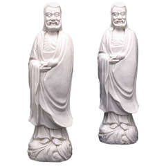 Antique Pair of Figures of Damo