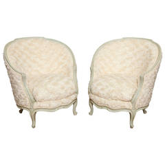 Pair of Louis XV Bergeres