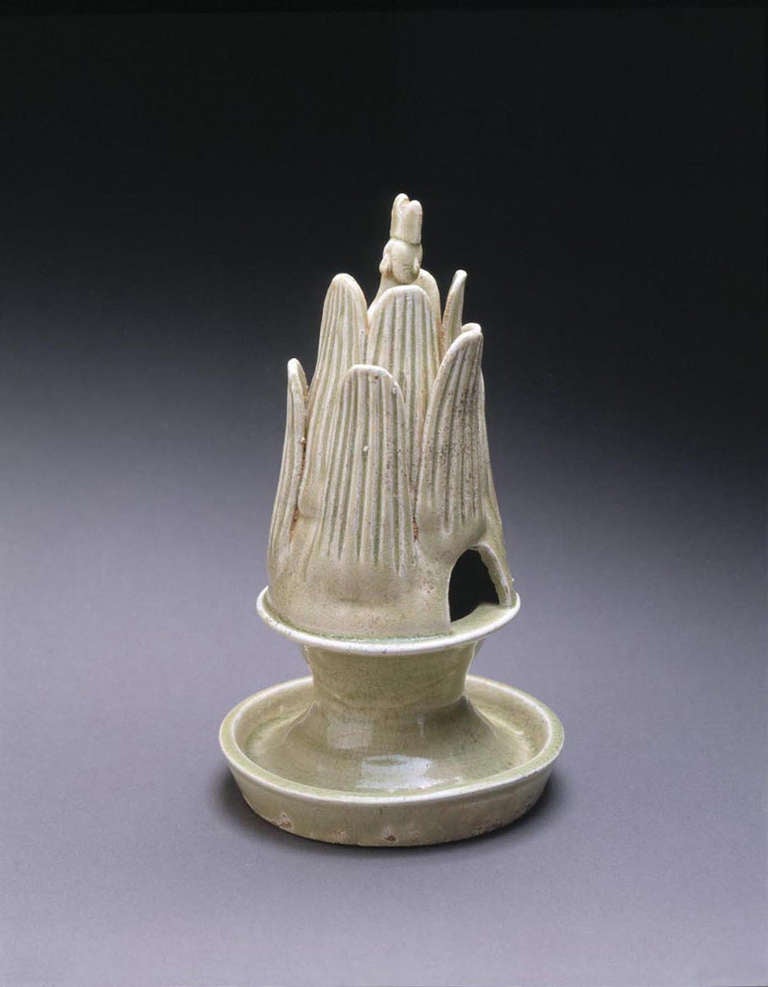 Glazed Stoneware Incense Burner