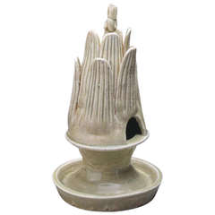 Glazed Stoneware Incense Burner