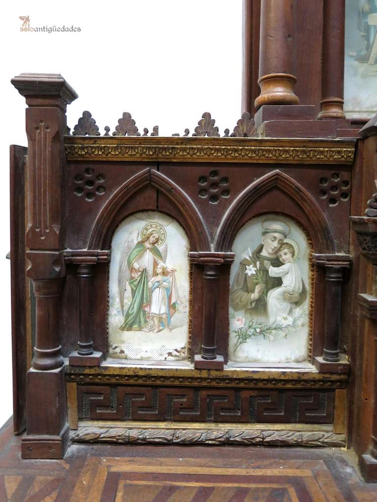 Neo-Gothic Reliquary Masterpiece with Notary For Sale 1