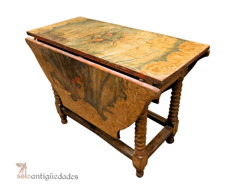 Spanish Renaissance Table In Good Condition For Sale In Carrocera, Spain