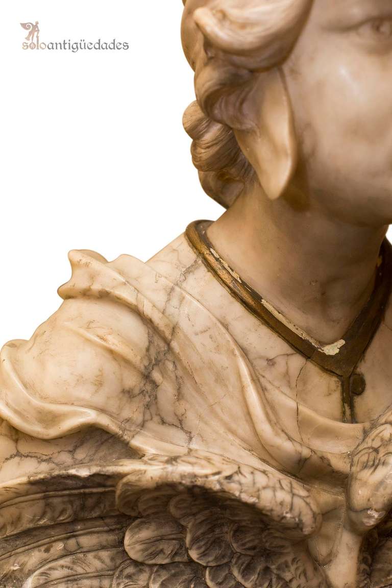 Bust of Mythological Figure, 19th Century For Sale 1