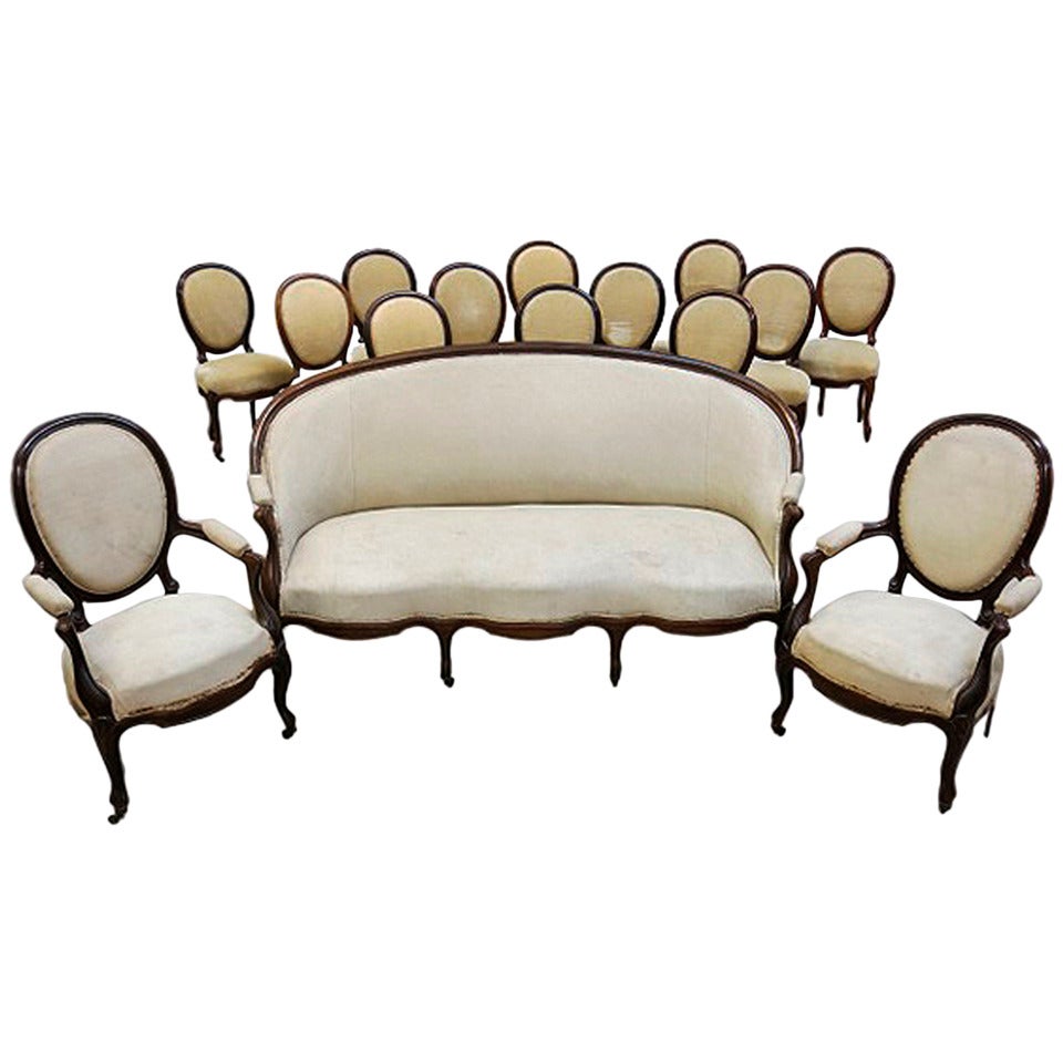 Unique Elizabethan Chairs, 19th Century For Sale