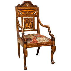 Interesting Armchair, Chippendale Style, 18th Century 9
