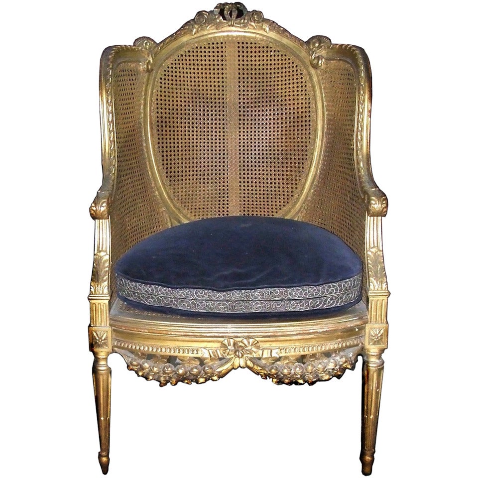 Louis XVI Style Armchair For Sale