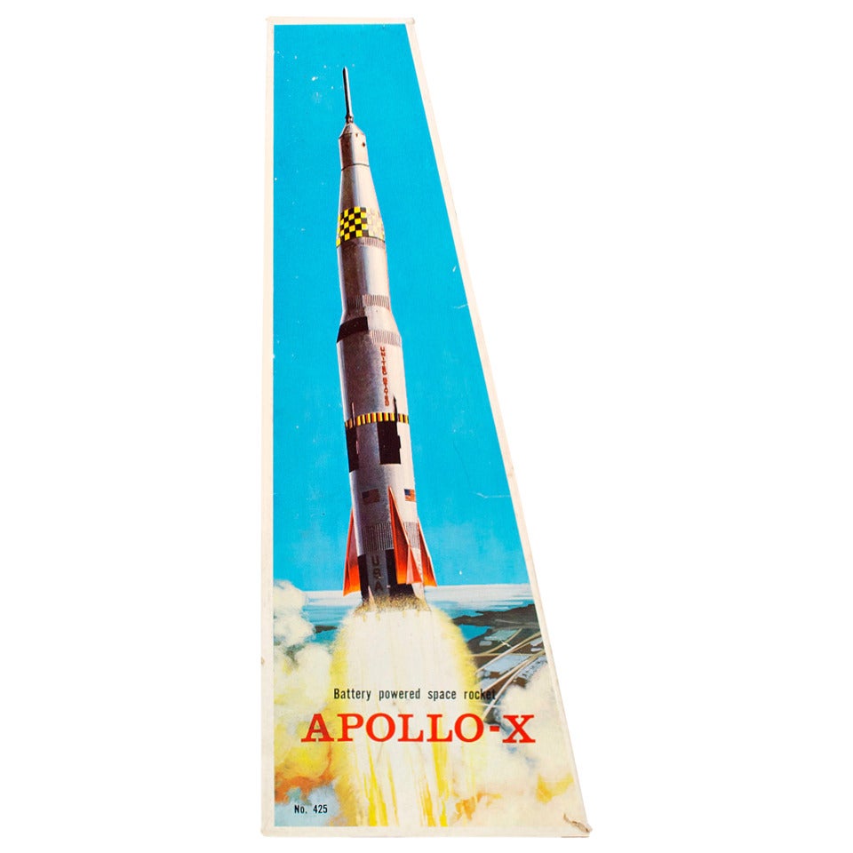 Apollo X Battery Powered Space Rocket, 1969 For Sale