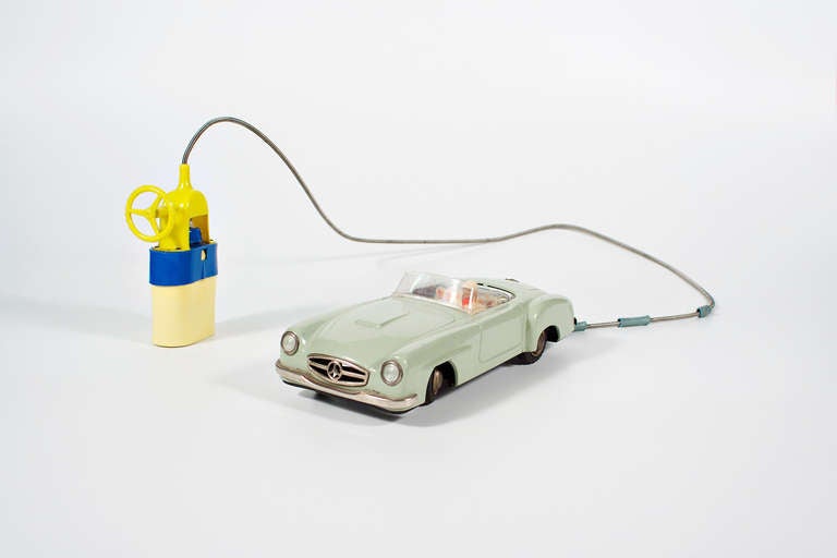 Mid-Century Modern Mercedes Toy Car in Mint Condition 1950s For Sale