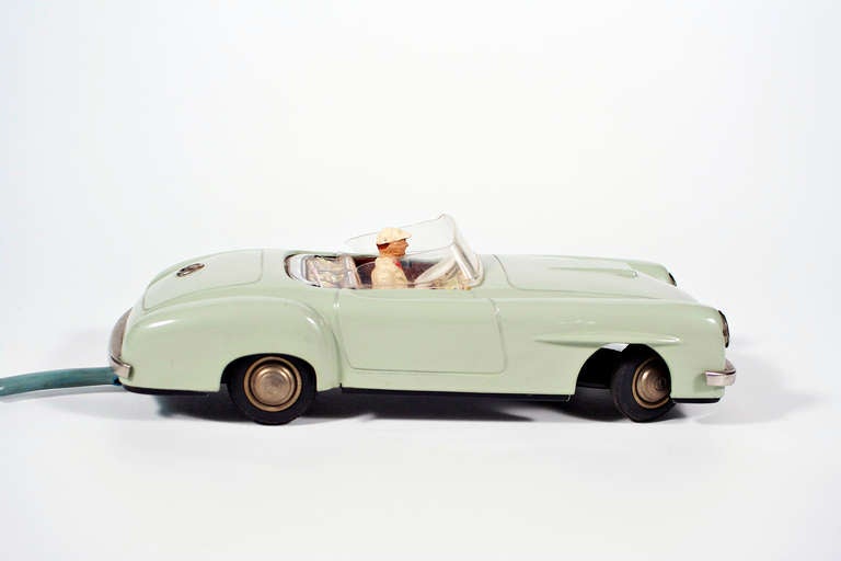 German Mercedes Toy Car in Mint Condition 1950s For Sale