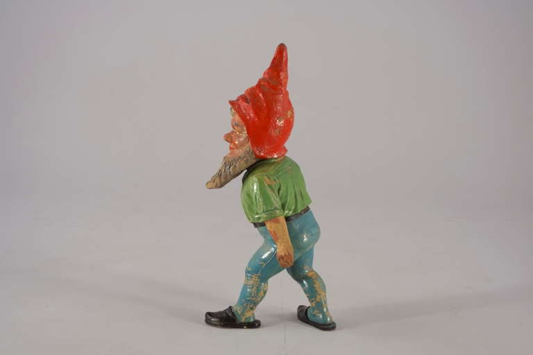 Antique Garden Gnome In Good Condition In Berlin, DE