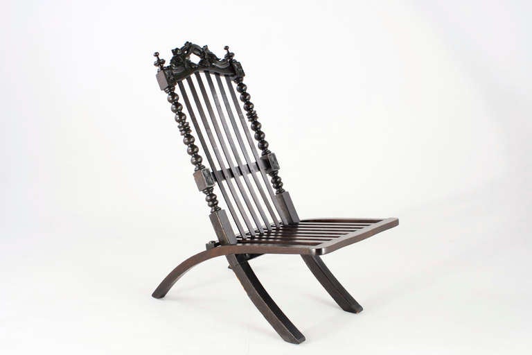 hanseatic german deck-chair in excellent condition from the famous island sylt, were it was placed in a captains house.